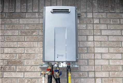 Gas accumulative water heater: features