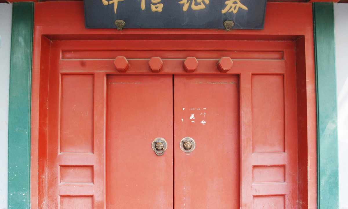 How to adjust the Chinese door
