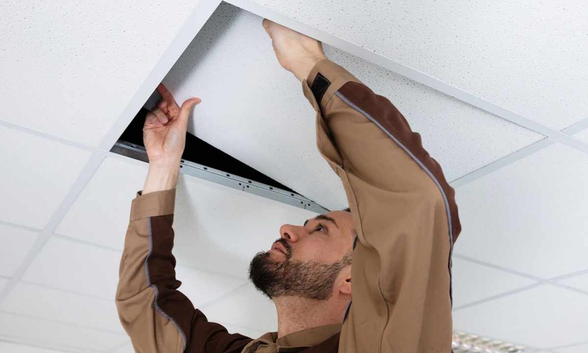 How to install the ceiling dryer