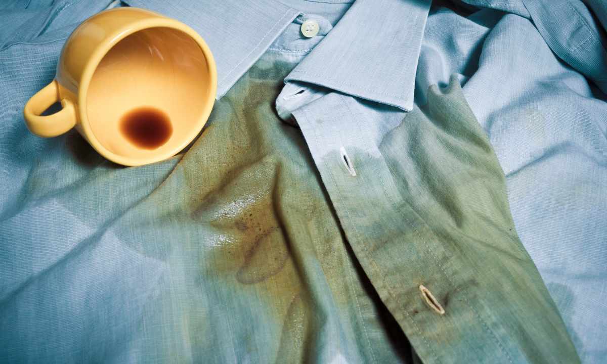 How to clean off spot on clothes