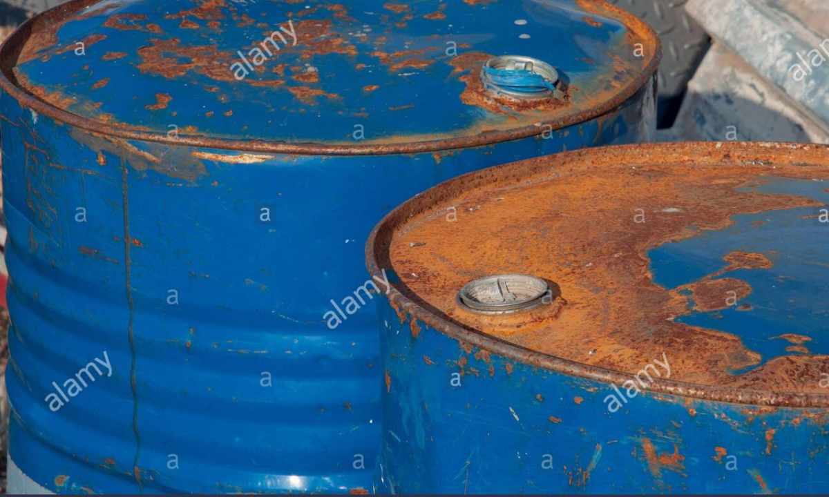 How to wash barrels from gasoline