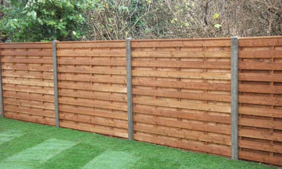 How to construct column for fence