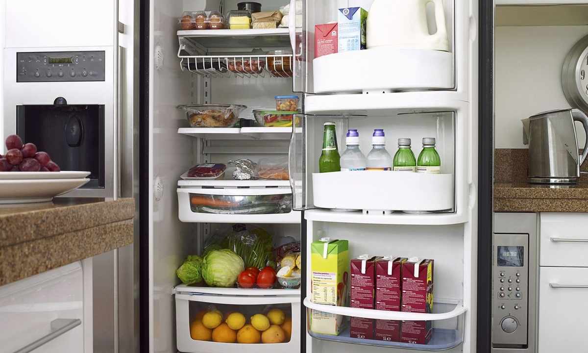 How to rearrange fridge door