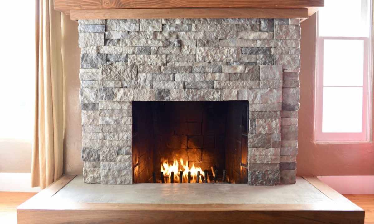 How to remake fireplace from the oven