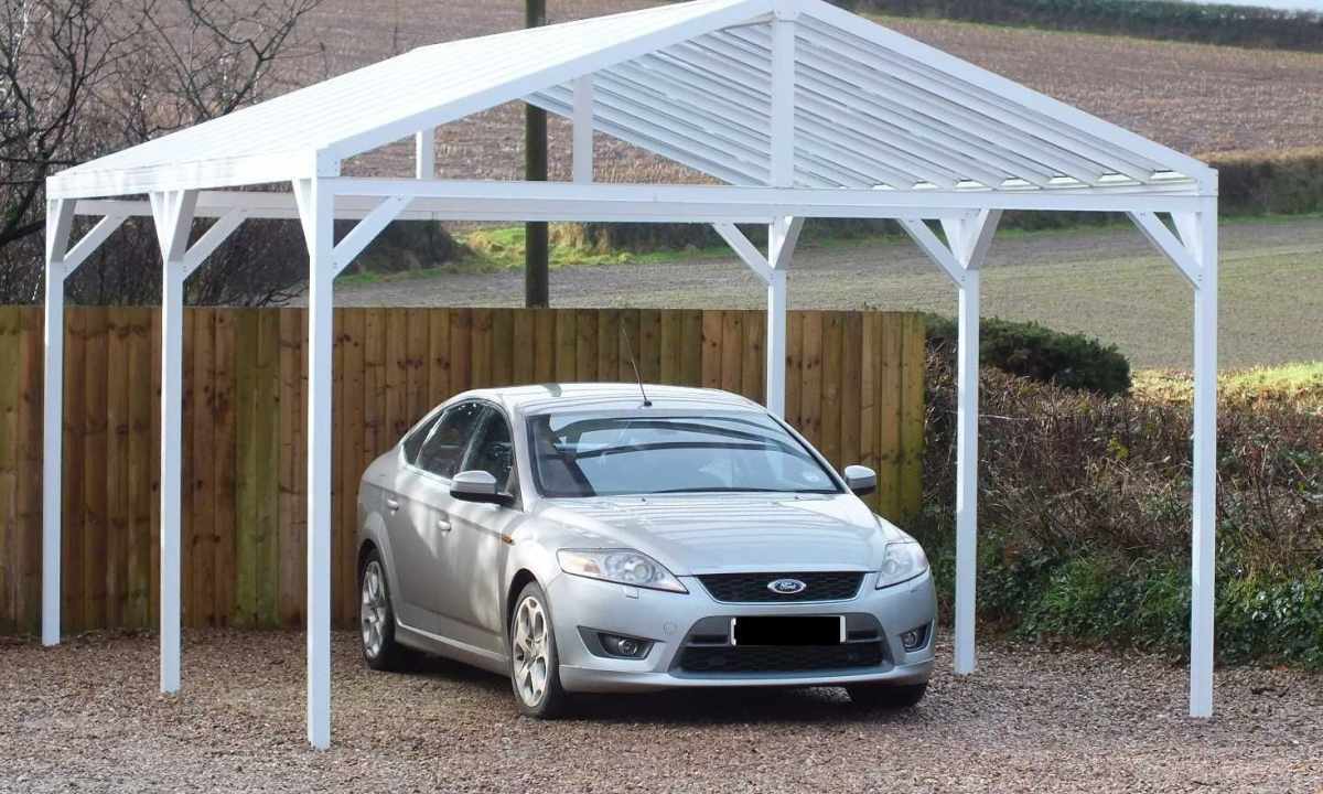 Canopy for car from polycarbonate