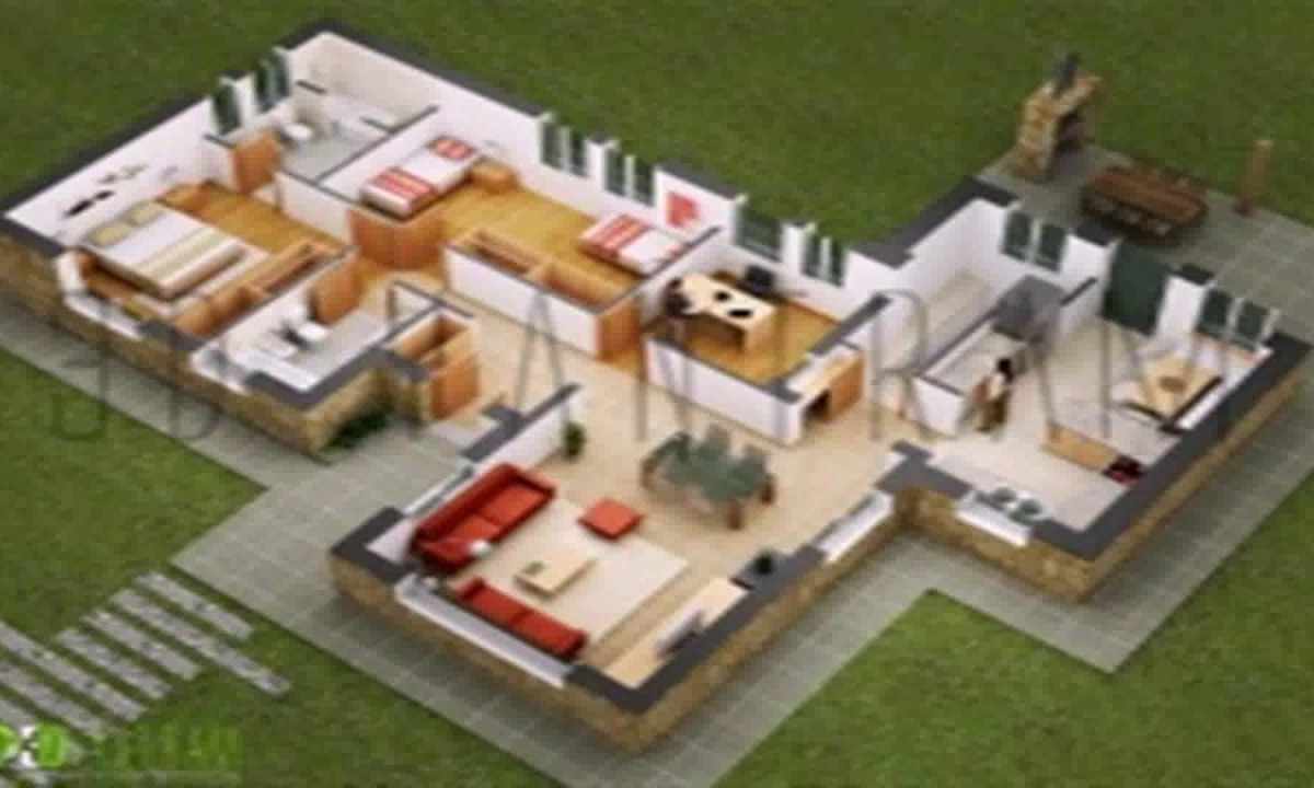 How to make the 3D project of the house