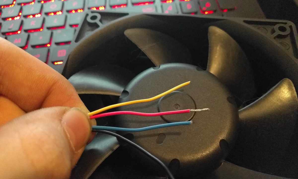 How to reduce fan rotation speed