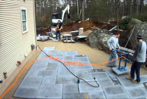 How to stack paving slabs independently