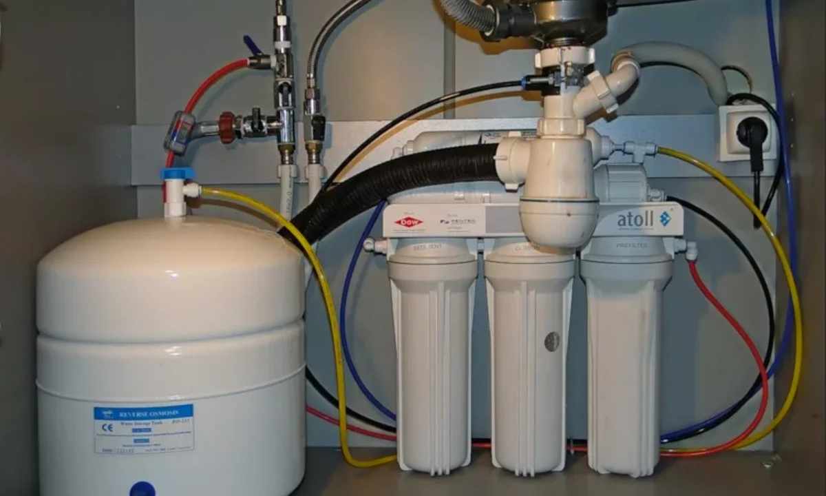 How to install filters for water ""Geyser"