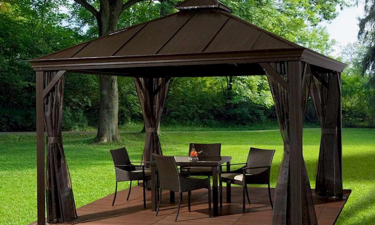 How to construct gazebo for barbecue