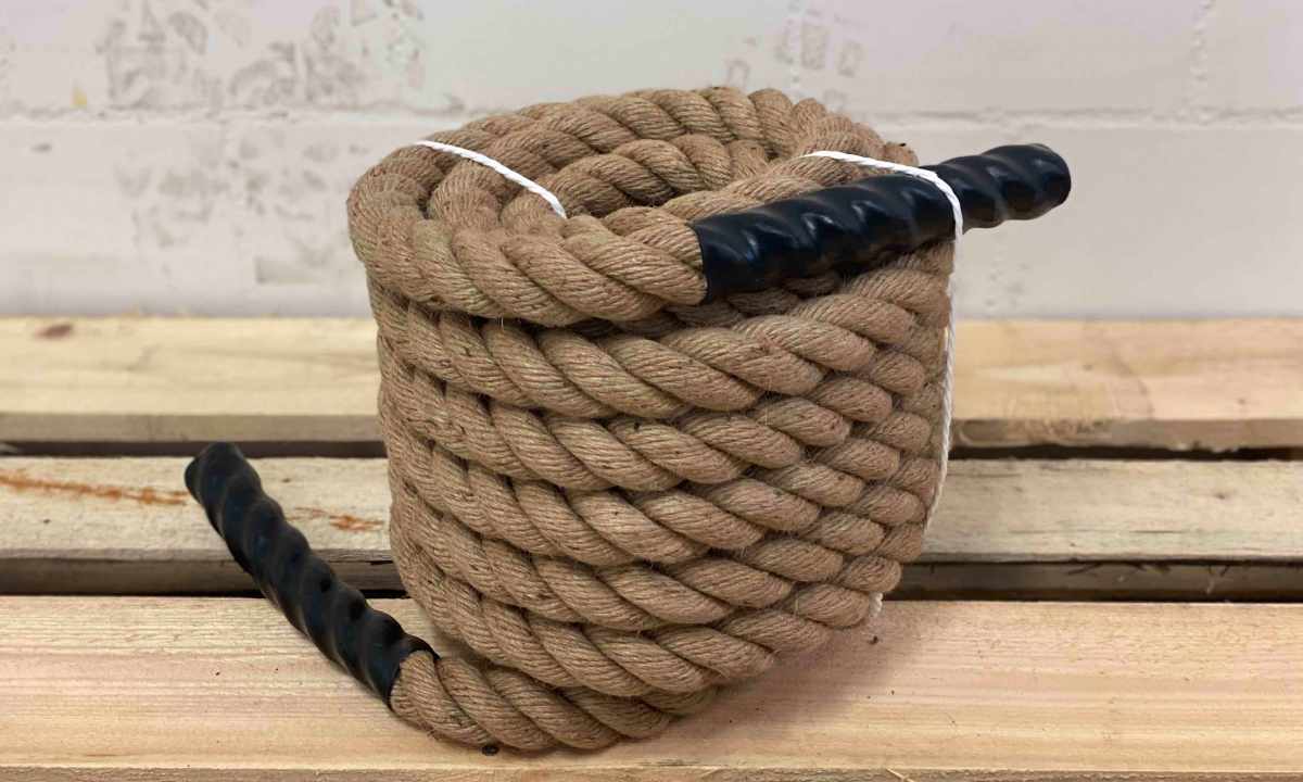 How to tear rope