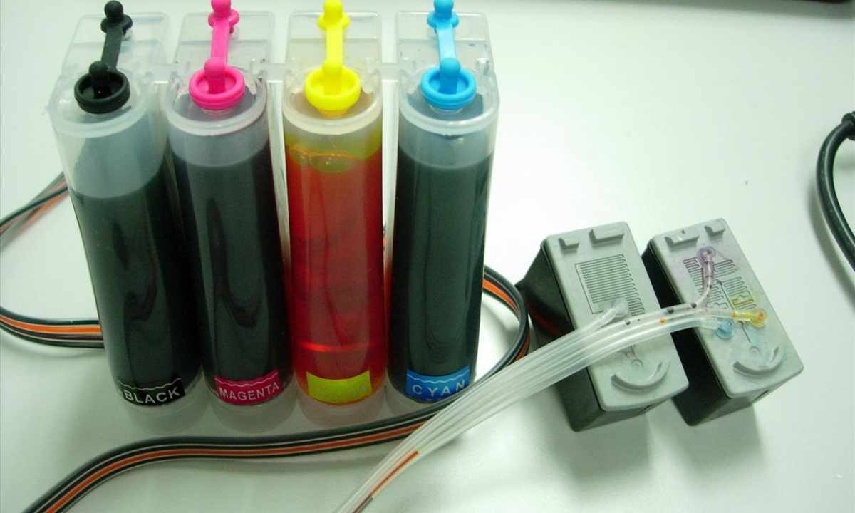 How to install the system of continuous supply of ink