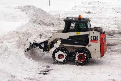 Types of the snow-removing equipment