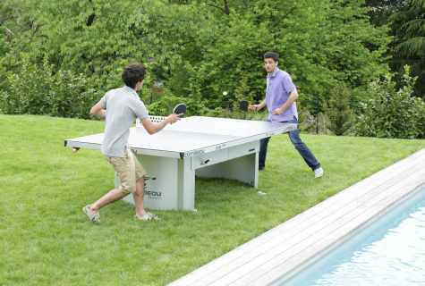 Tennis table for the street - fine entertainment