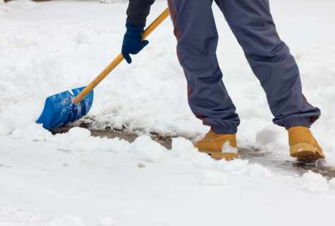 How to make dump for snow cleaning