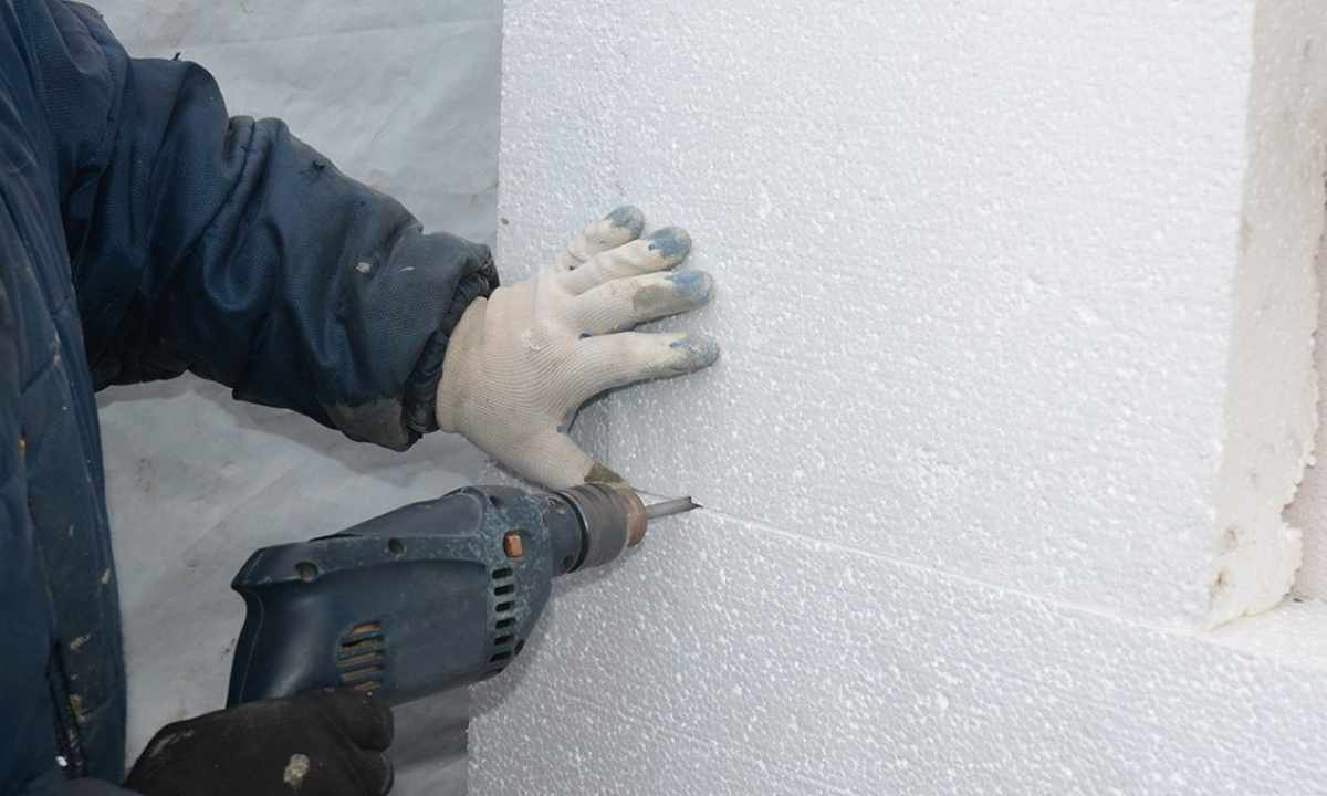 How to warm house foam concrete