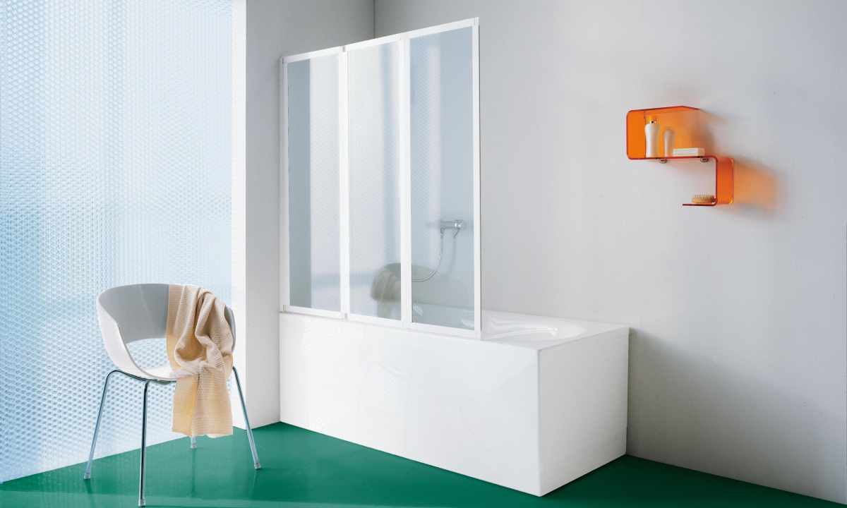 Screen for the bathroom: plastic, folding designs and others
