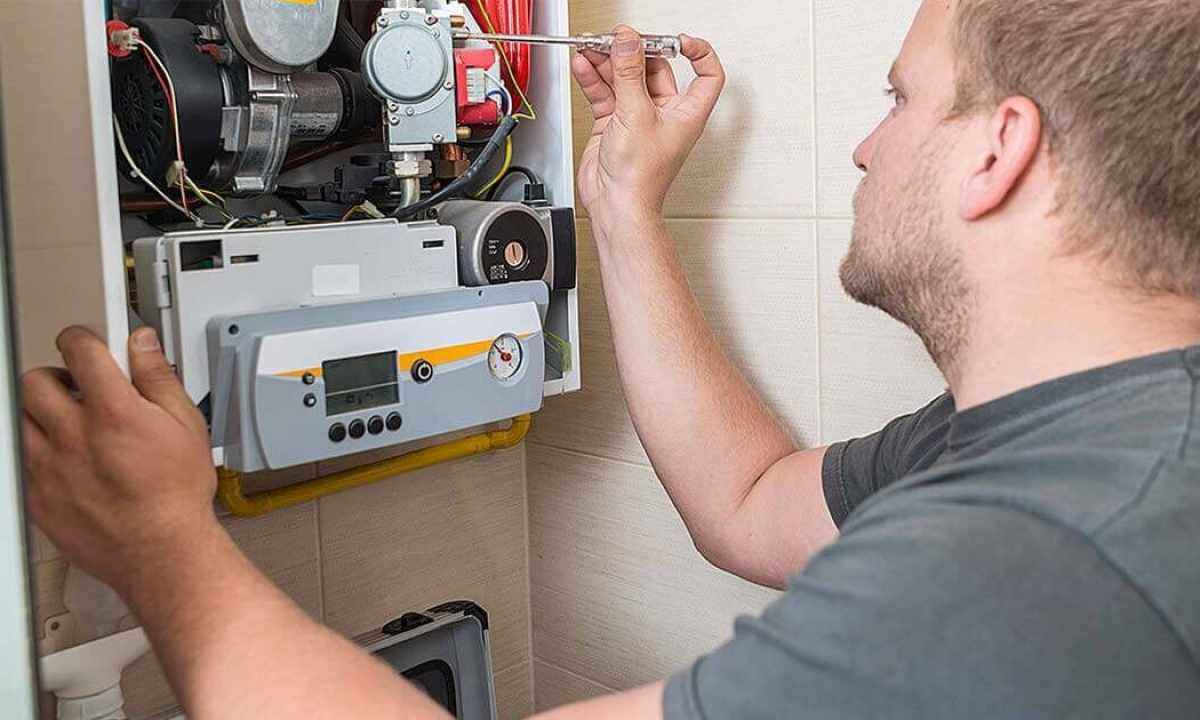 How to install the gas boiler wall