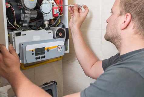 How to install the gas boiler wall