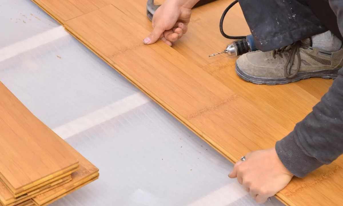How to level floors without tie under linoleum