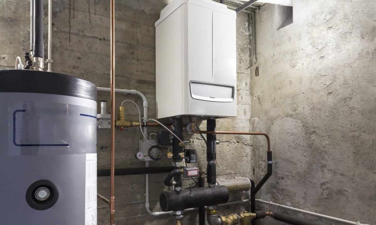 How to install the combined heating boiler in the house