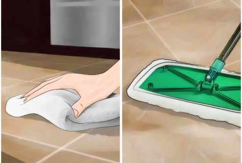 How to purify tiled glue