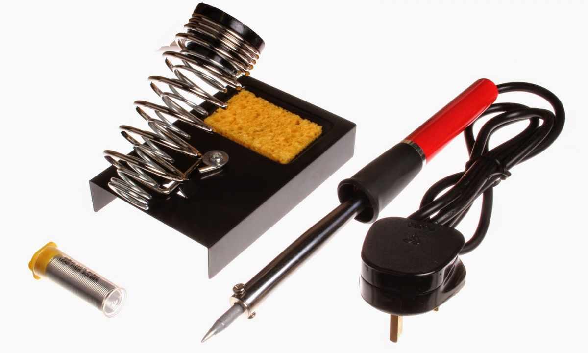 How to zaludit the soldering iron