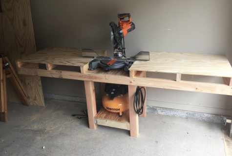 How to make power-saw bench with own hands