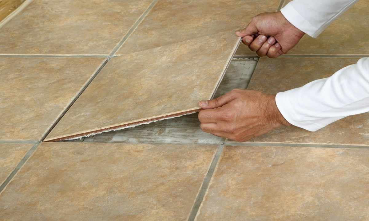 How to repair floor tile