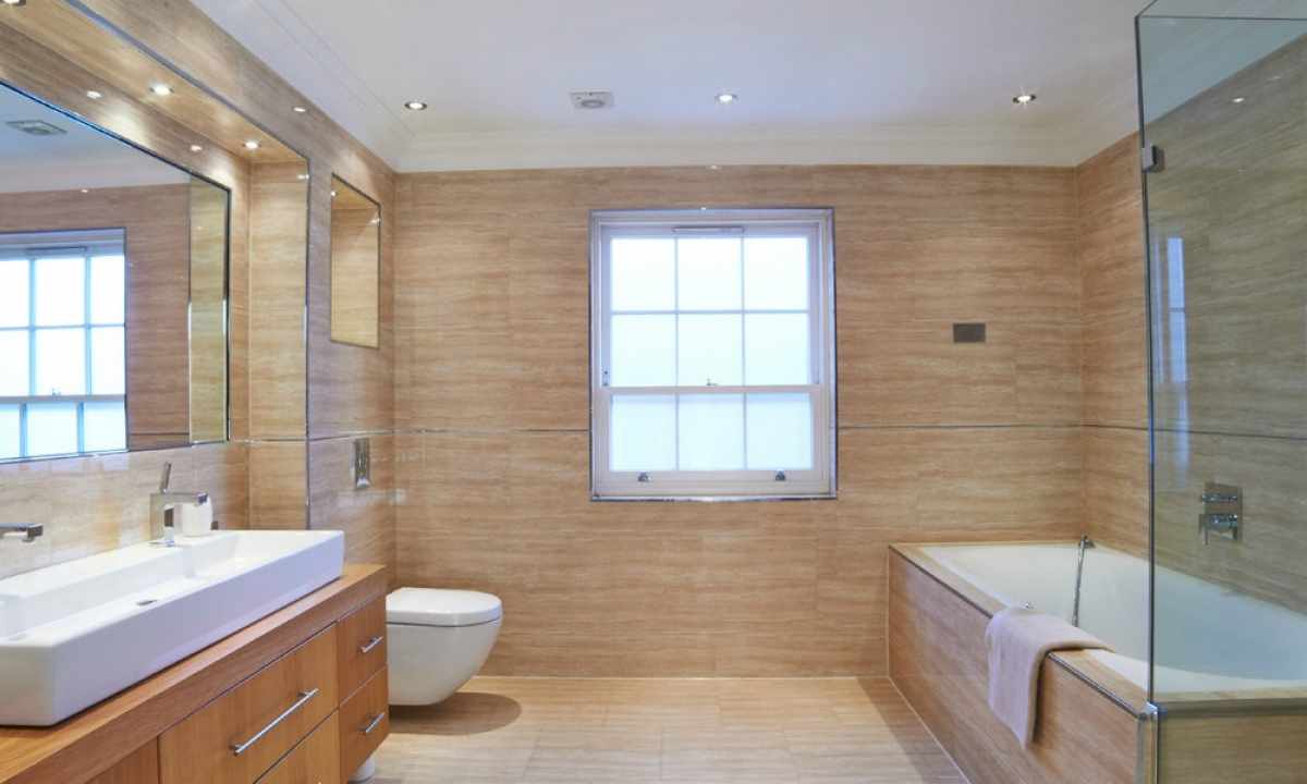 How to finish ceiling in the bathroom