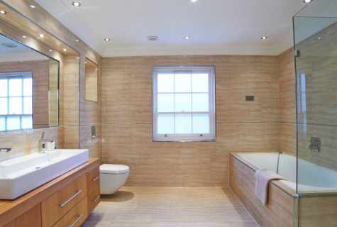 How to finish ceiling in the bathroom