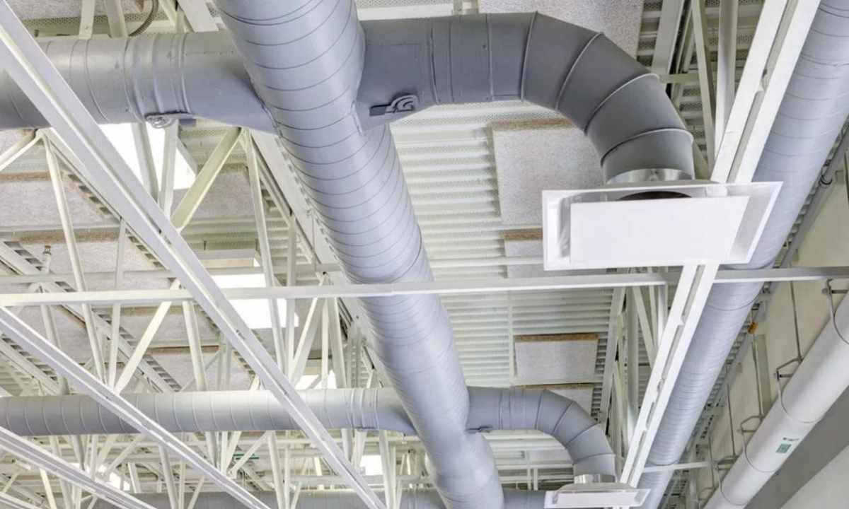 Welded air ducts of ventilation