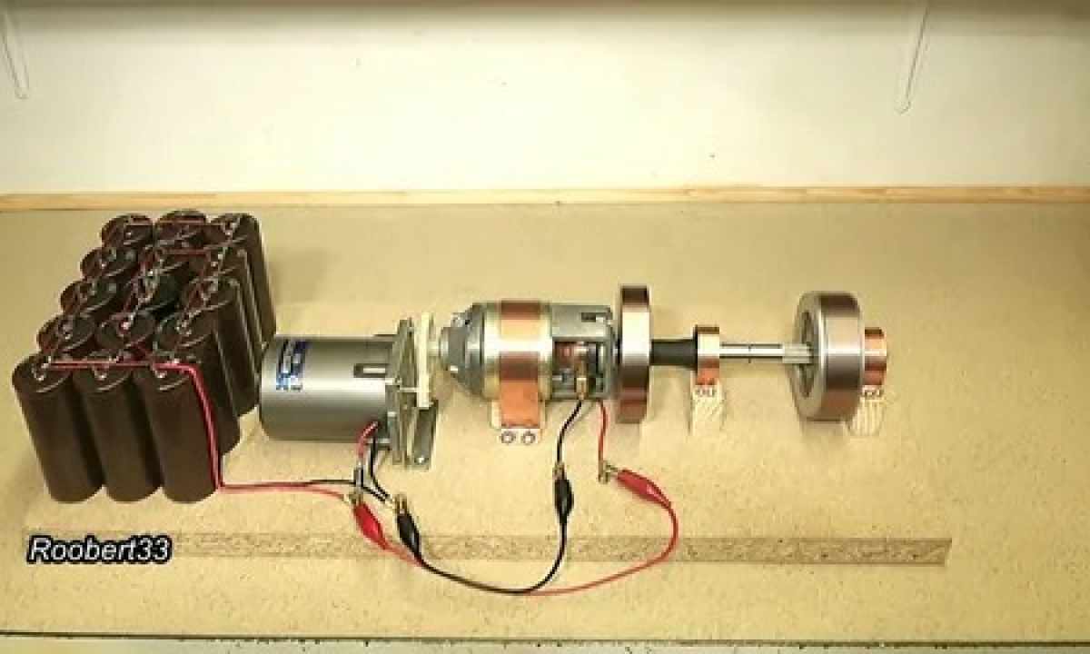 How to assemble the electric generator