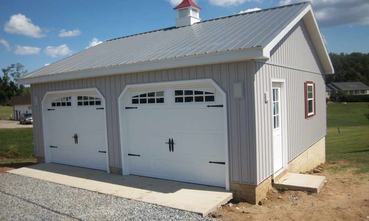 How to construct garage roof