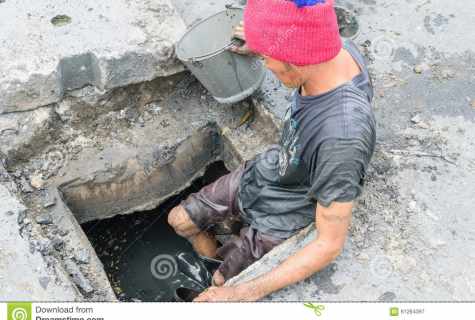 Carrying out system of drainage and the sewerage in owner-occupied dwelling