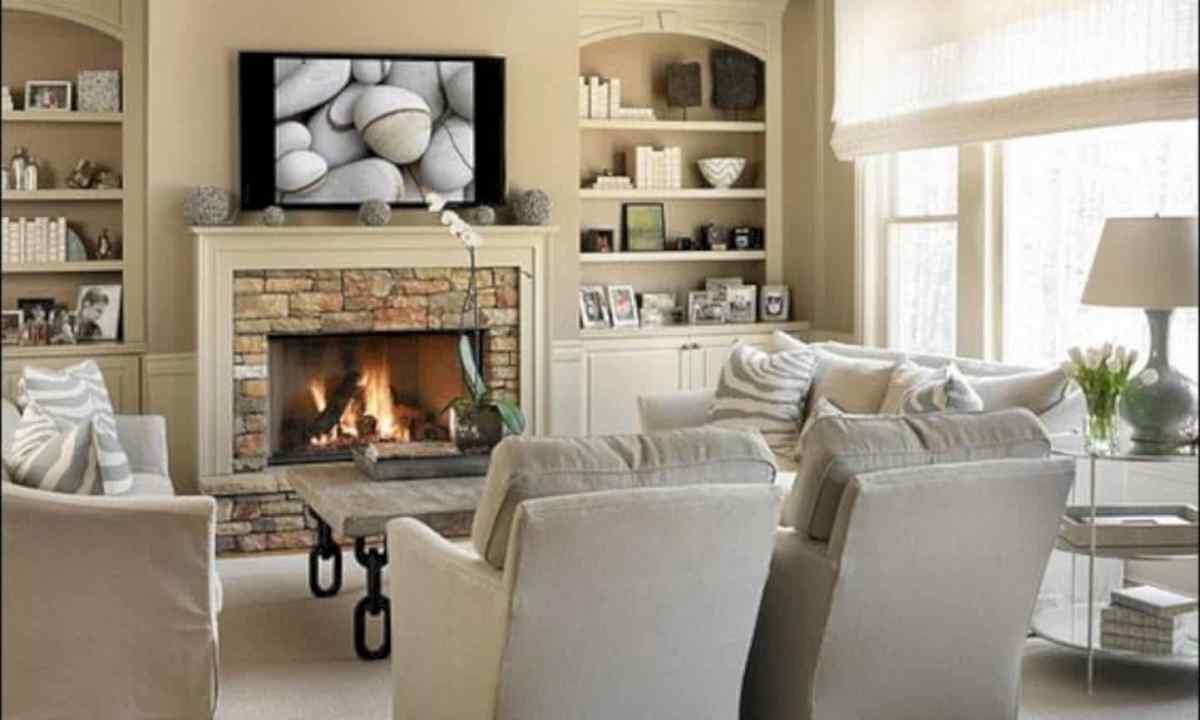 How to lay out fireplace