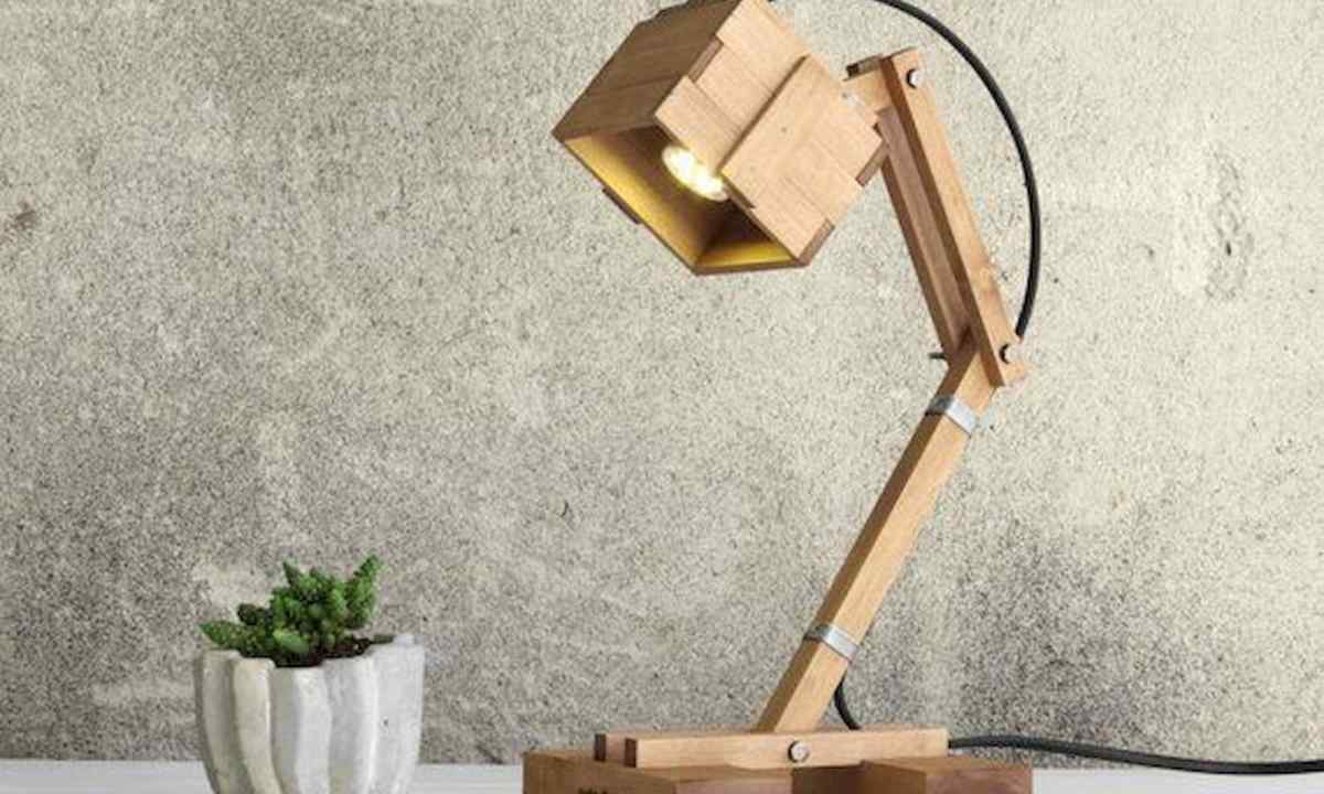 How to make desk lamp with own hands