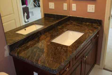 What minuses in sink from stone of black color