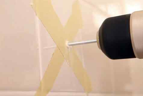 How to drill opening in ceramic tile