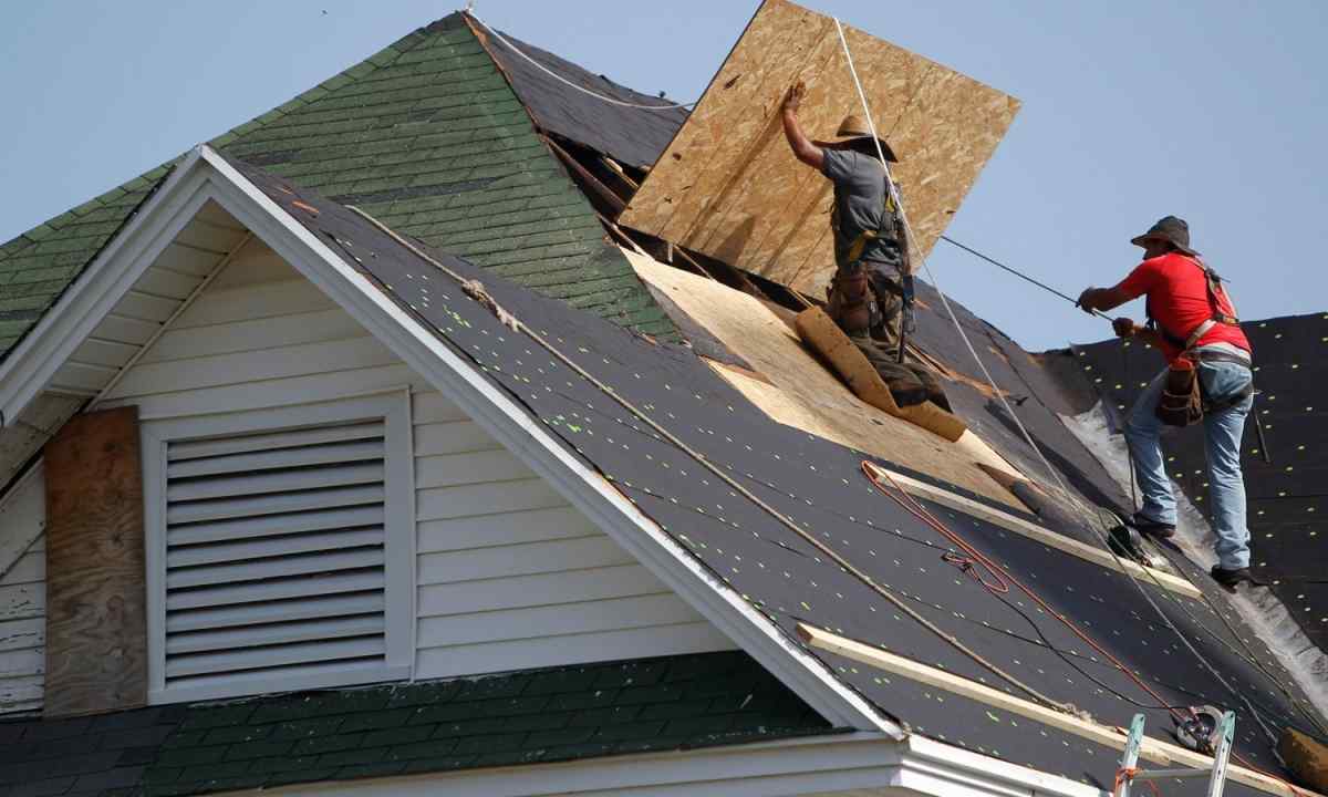 As the roof covered by roofing material long serves