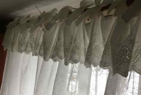 How to sew curtains from tulle