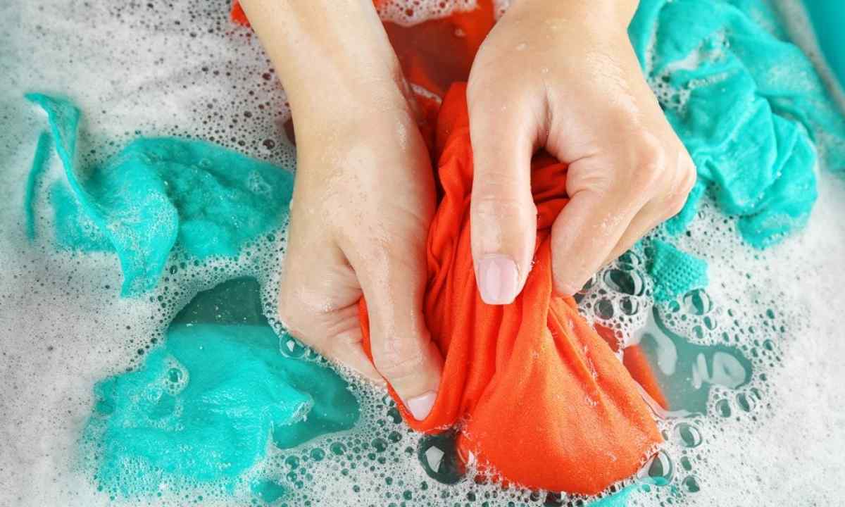 How to wash color things