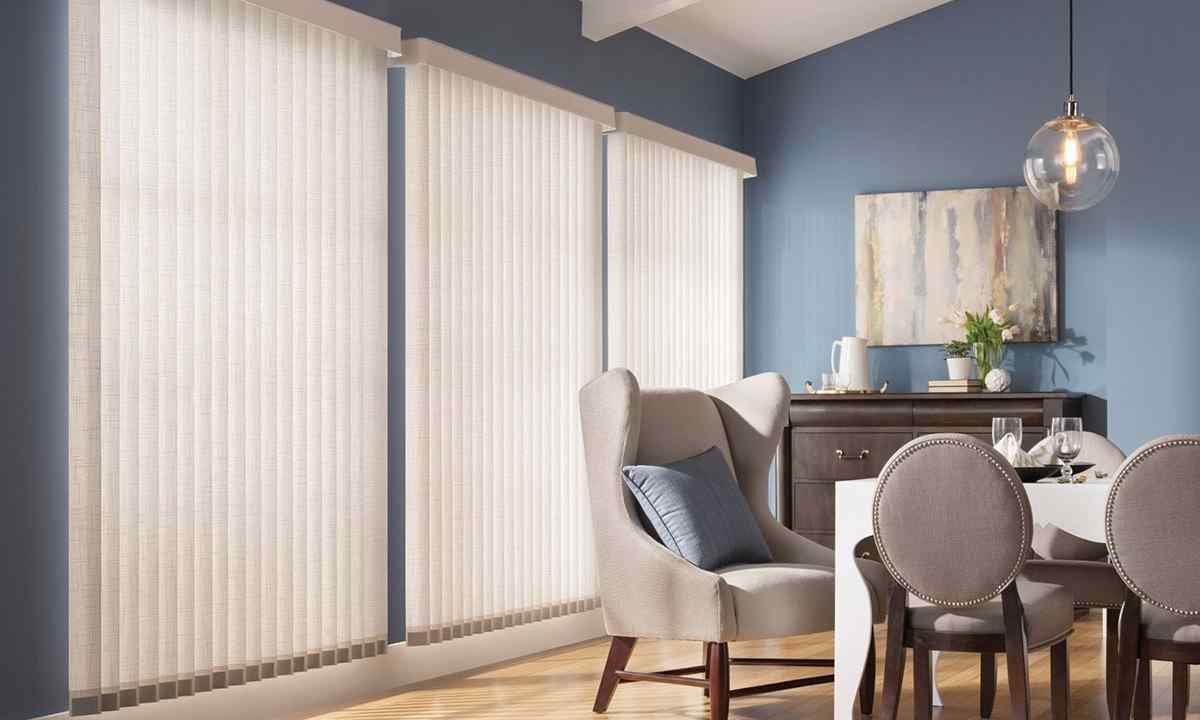 How to erase vertical blinds