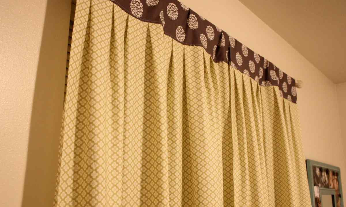 How to sew curtains puff