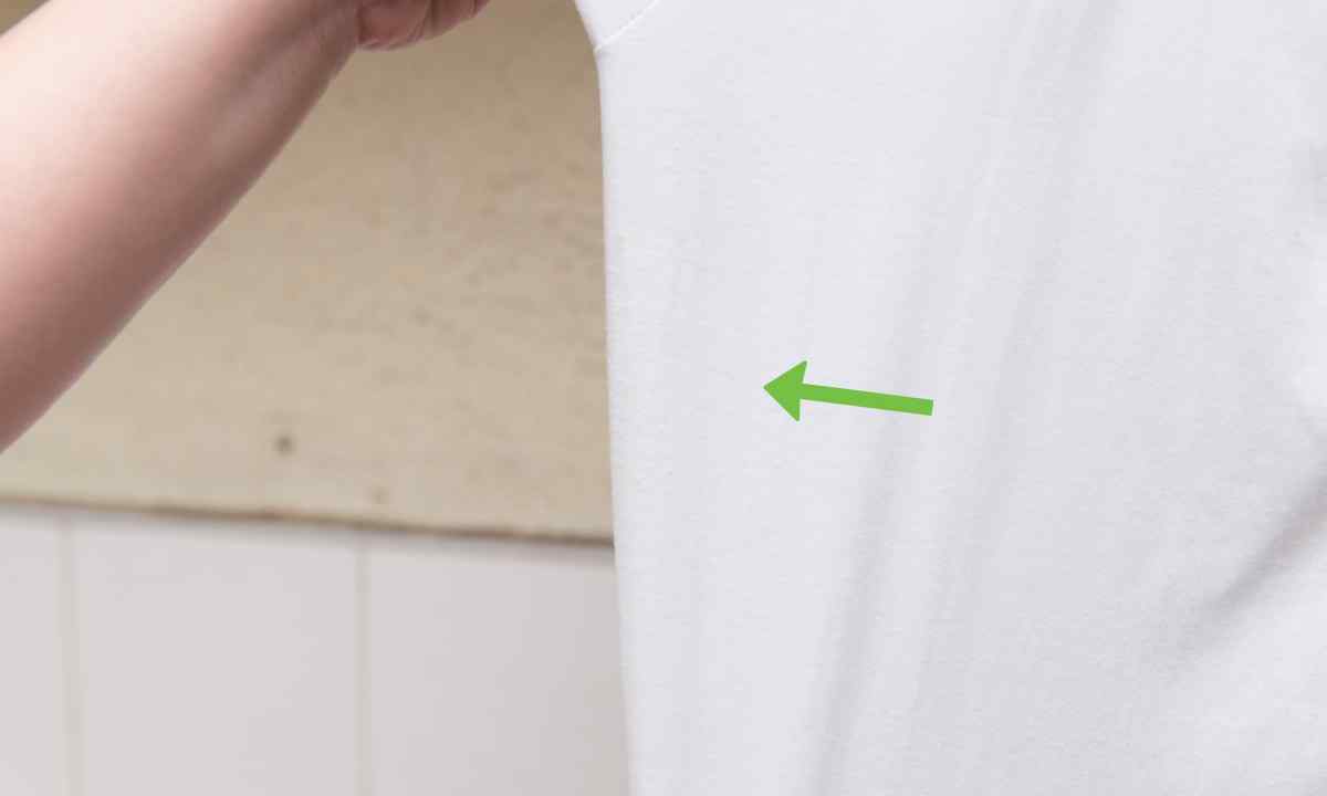How to remove on spot clothes from sweat