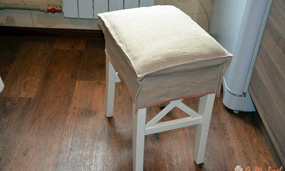 How to sew covers for stool
