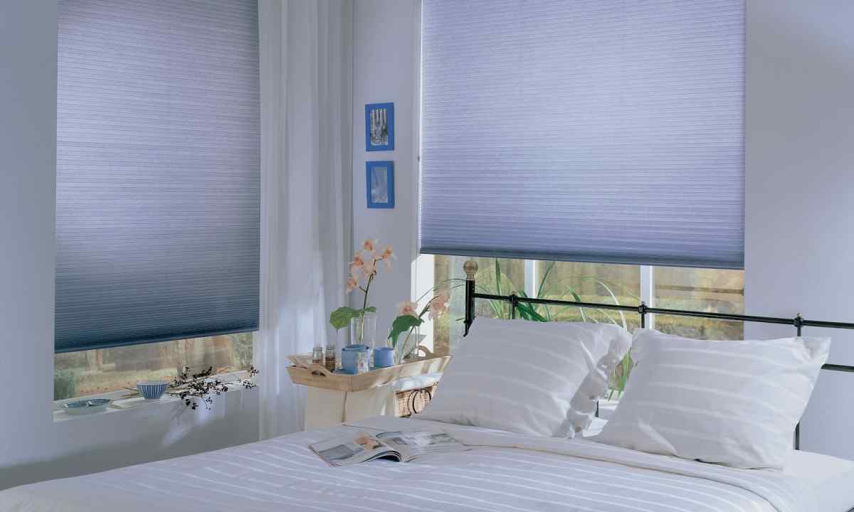 How to make rolled curtains on plastic windows without drilling