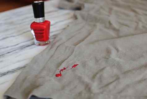 How to purify varnish from clothes