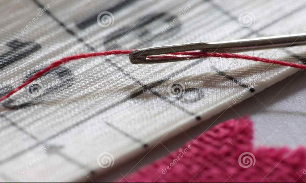 How to connect plaid on needles