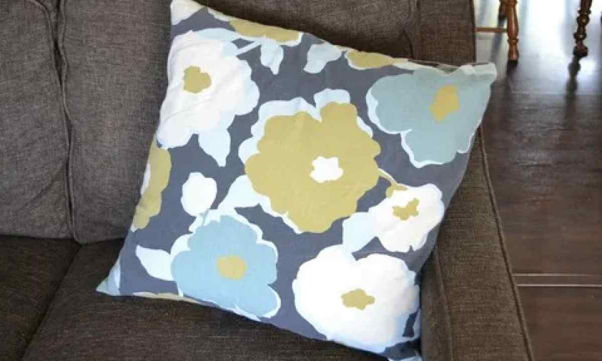 How to sew pillow the hands